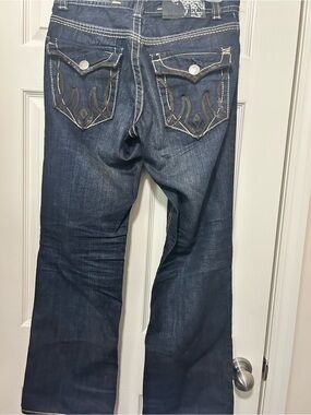 Vintage MEK Denim St Petersburg Boot Cut Jeans Men's Blue 32x32